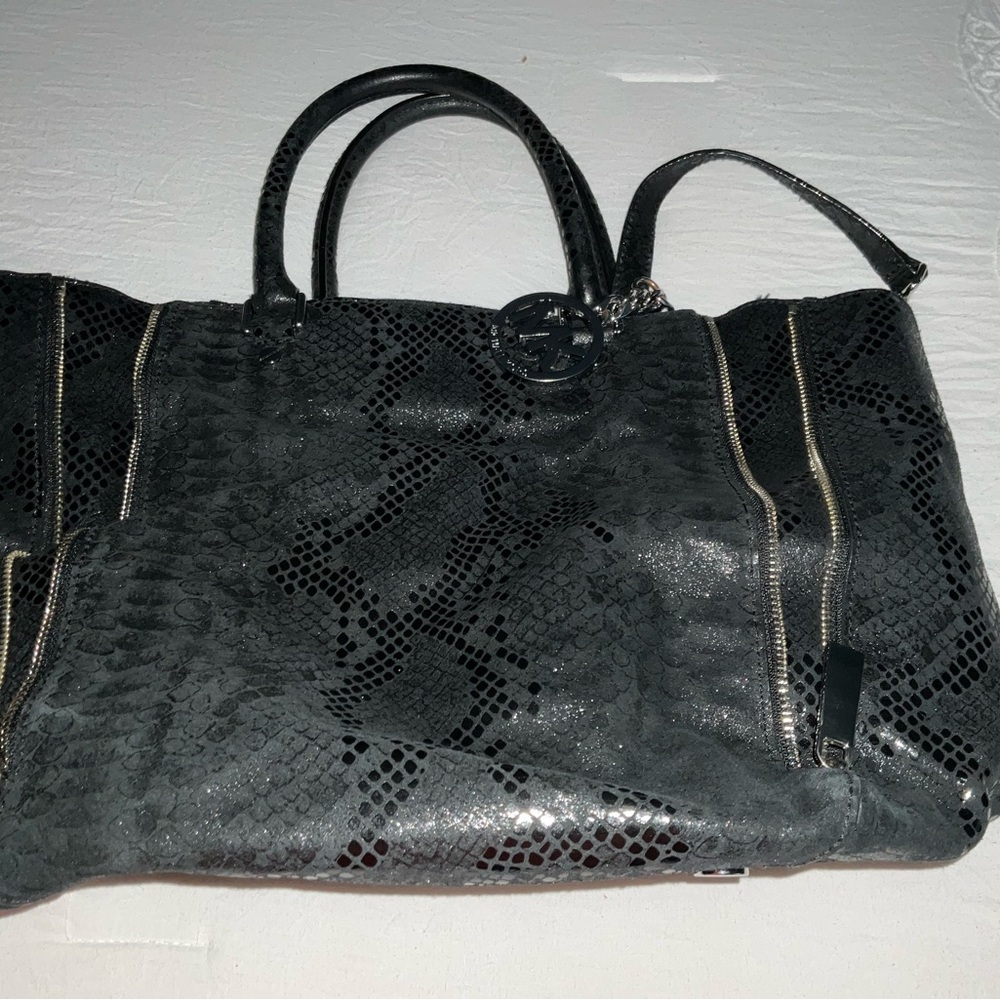 Michael Kors Black Snakeskin Tote VINTAGE
